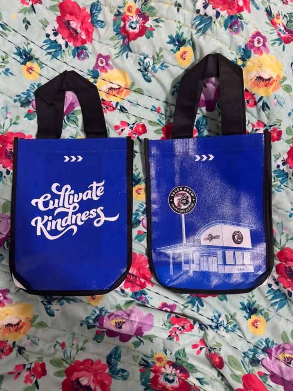 Cultivate Kindness Tote Bag - Blue